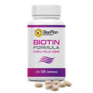 Integratore per capelli e unghie con Biotina