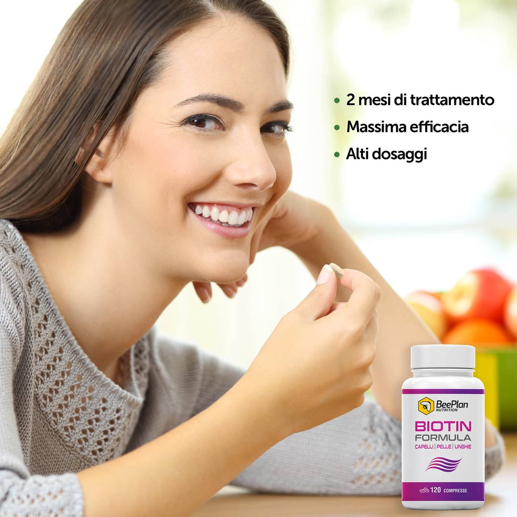 Biotin Formula Integratore per capelli, unghie e barba